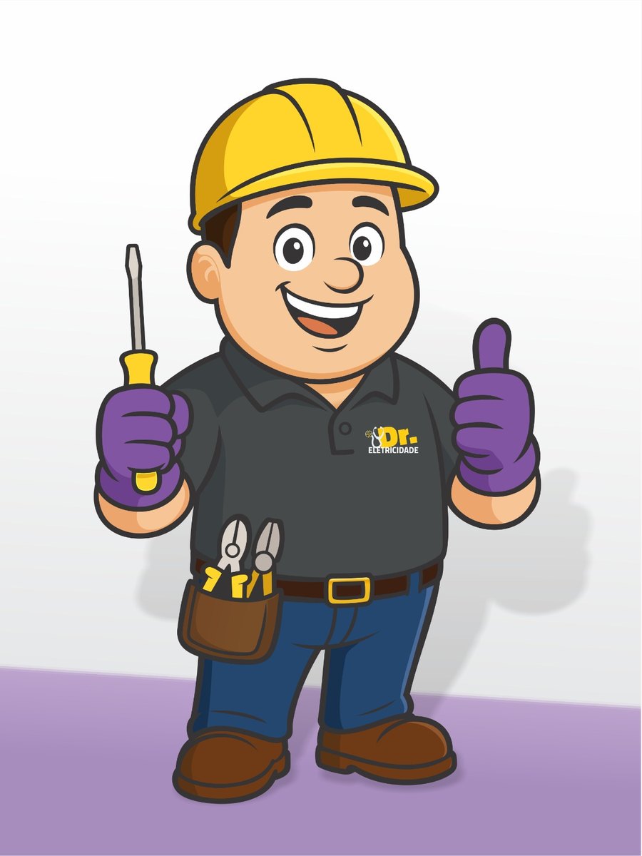 Mascote Dr. Eletricidade